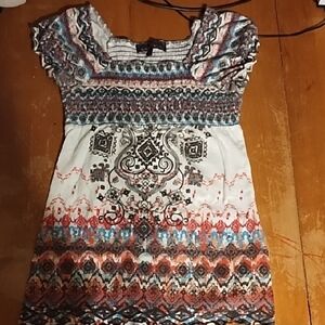 Bohemian Patterned Shirt.